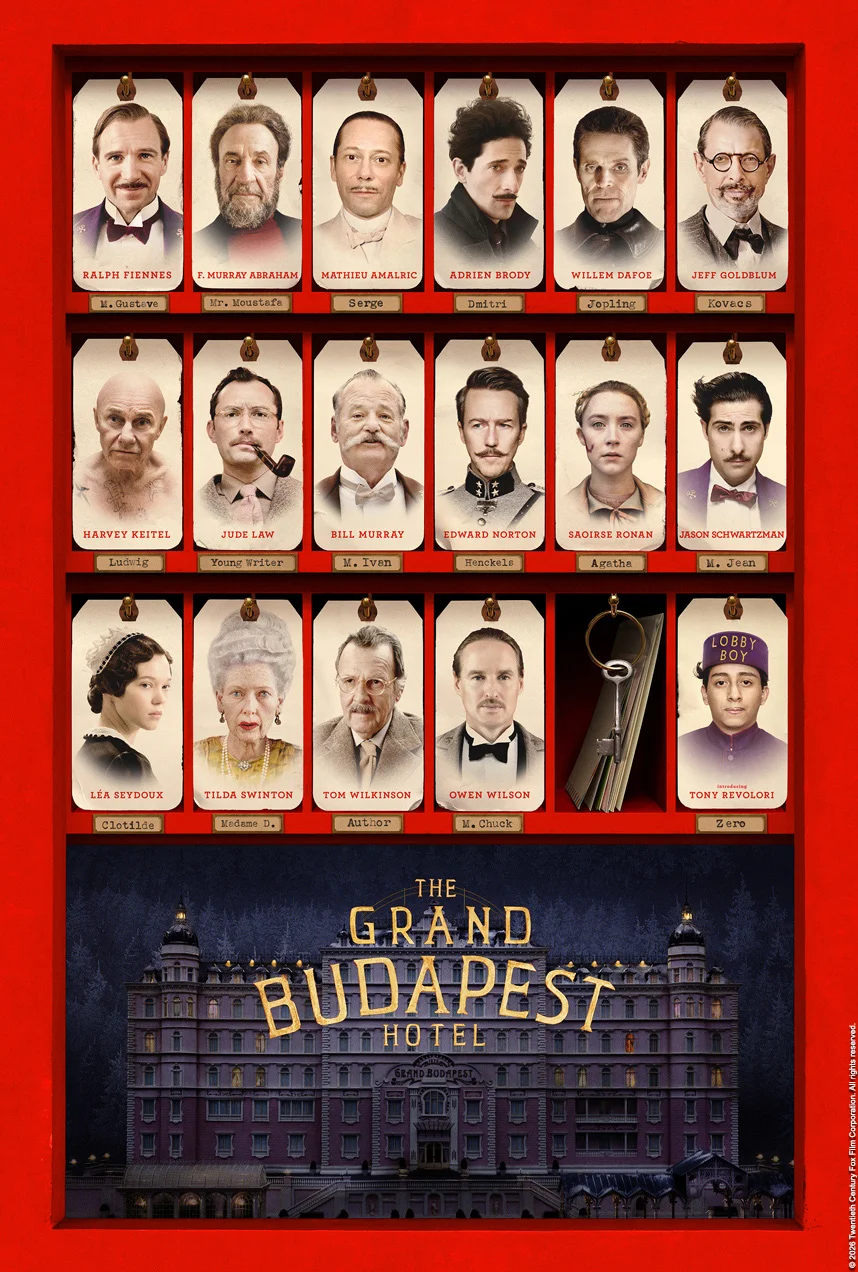 L’hôtel Grand Budapest