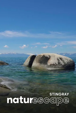 Rivage rocheux du lac Tahoe