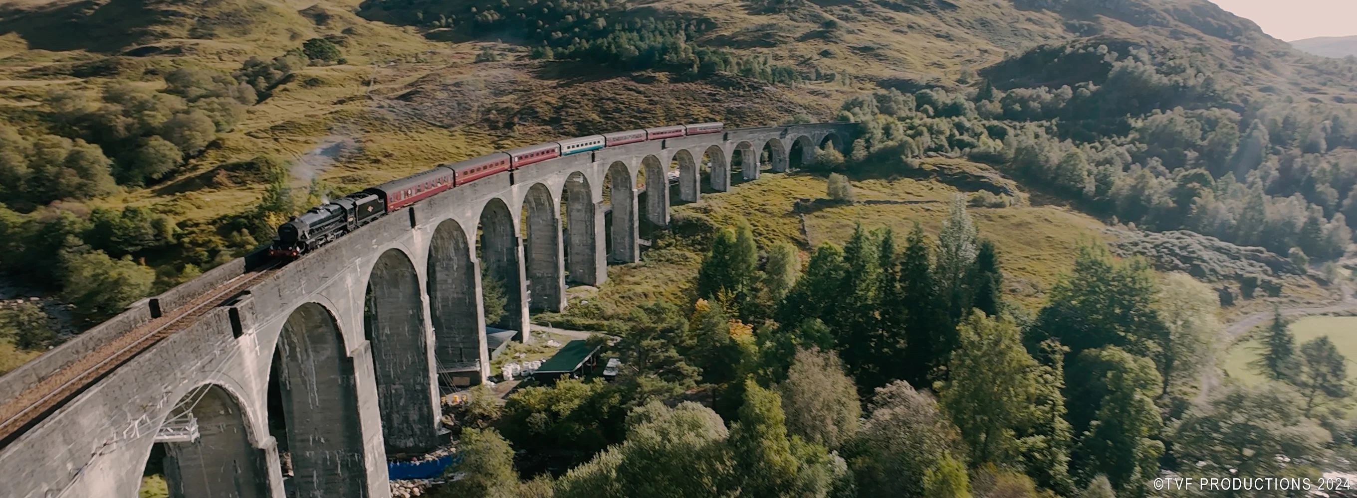 Great British Train Journeys From Above