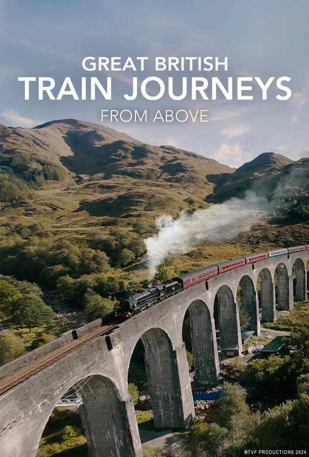 Great British Train Journeys From Above
