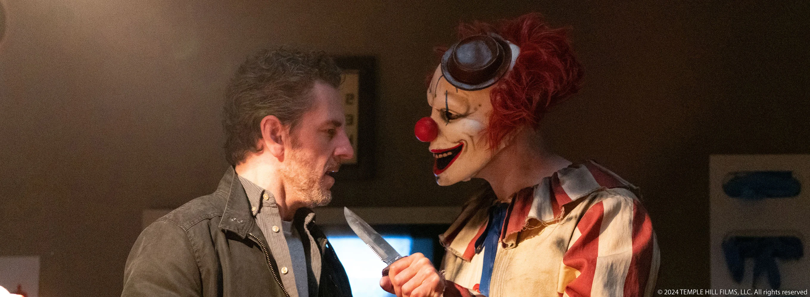 Clown in a Cornfield