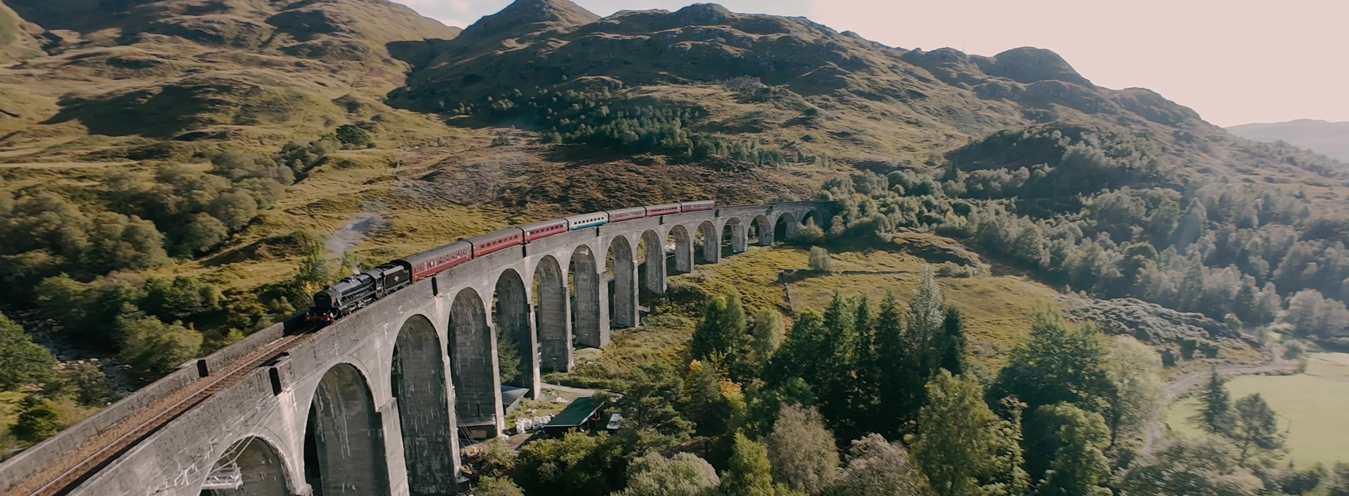 Great British Train Journeys From Above
