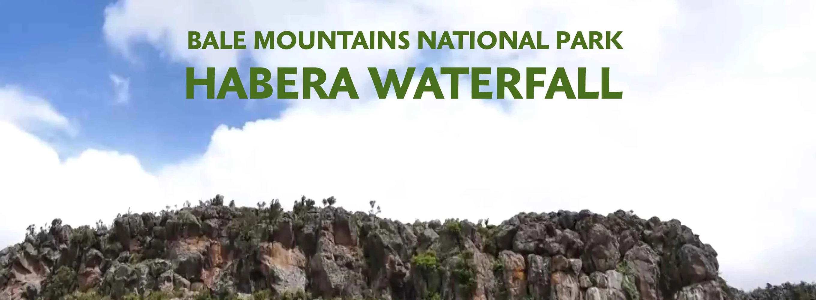Habera Waterfall - Bale National Mountain Park