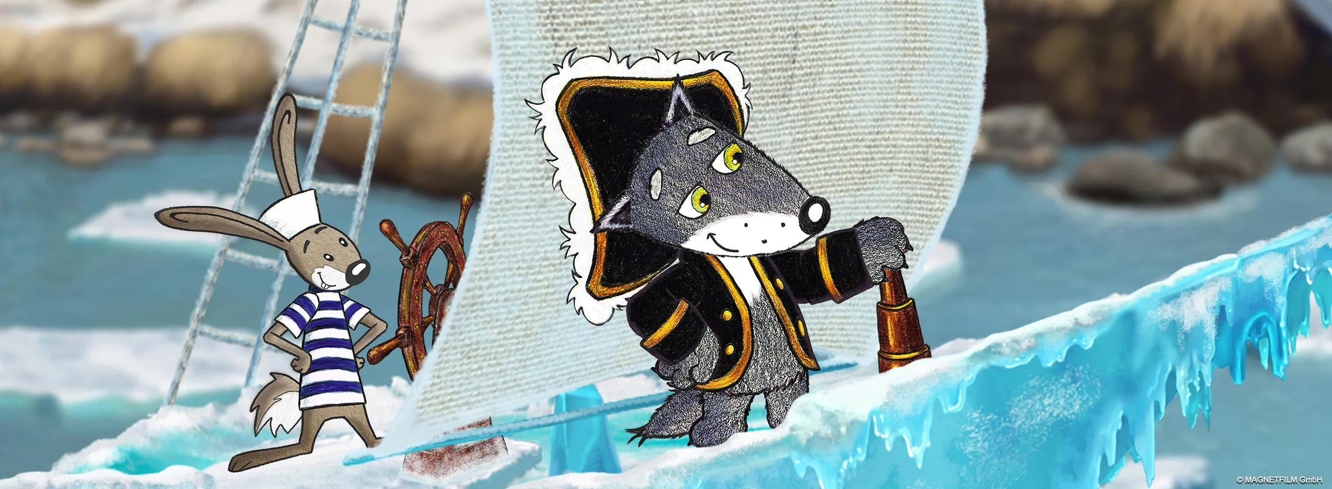 Little Grey Wolfy - Spring and Icy Drift